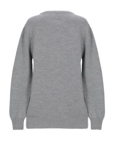 Alberta Ferretti Alitalia Logo Embroidery Grey Sweatshirt In Grey