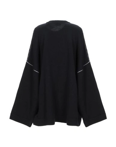 Dolce & Gabbana Oversize Intarsia Cashmere Blend Sweater In Black