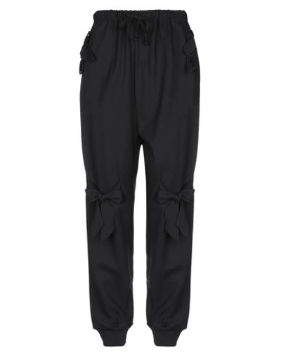 Shop Simone Rocha Casual Pants In Black
