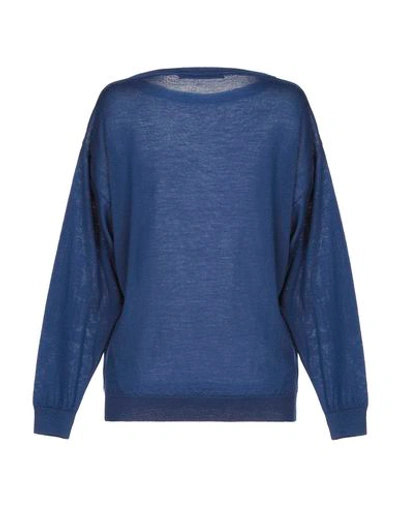 Shop Malloni Sweater In Blue