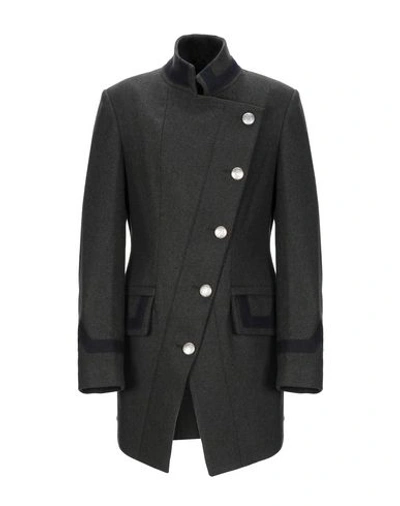 Shop Vivienne Westwood Anglomania Coat In Military Green
