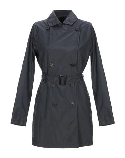 Shop Invicta Overcoats In Black