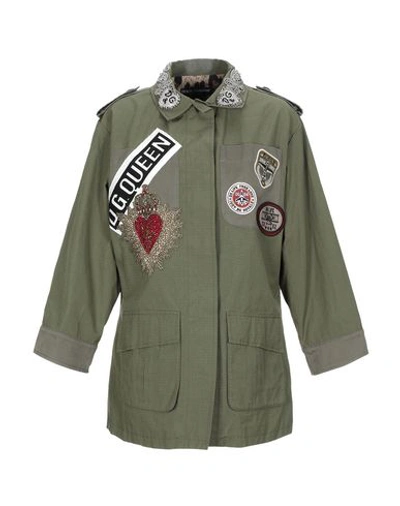 Shop Dolce & Gabbana Jacket In Military Green