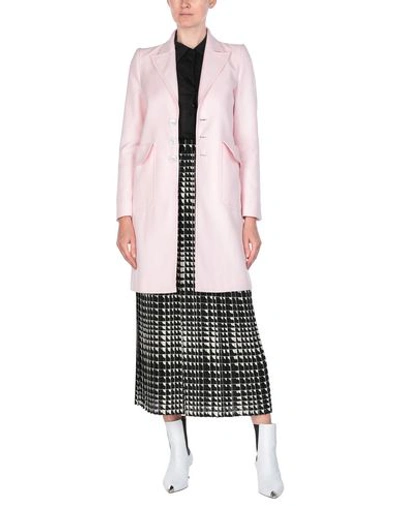 Shop Dsquared2 Full-length Jacket In Light Pink