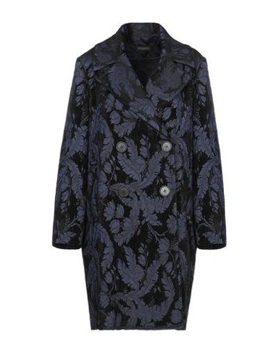 Shop Antonelli Coats In Dark Blue