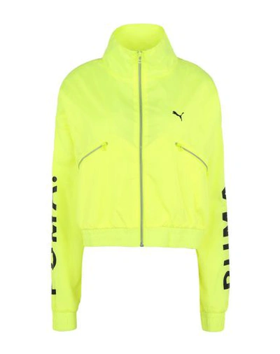 Shop Puma Jacket In Yellow