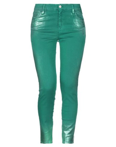 Shop Cycle Casual Pants In Emerald Green
