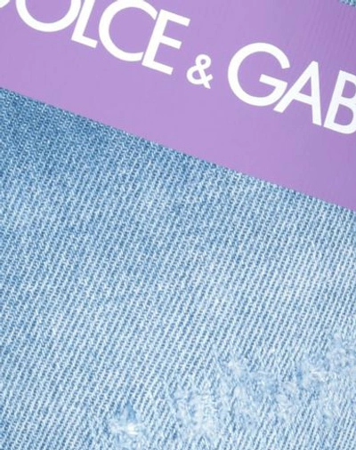 Shop Dolce & Gabbana Woman Denim Shorts Blue Size 6 Cotton