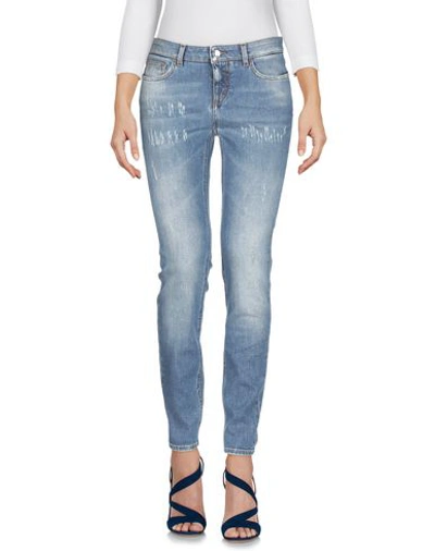 Shop Dolce & Gabbana Woman Denim Pants Blue Size 0 Cotton, Elastane