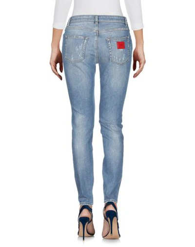 Shop Dolce & Gabbana Woman Denim Pants Blue Size 0 Cotton, Elastane