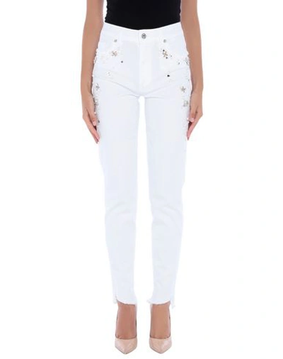 Shop Blugirl Folies Jeans In White