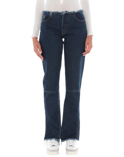 Shop Marques' Almeida Woman Jeans Blue Size 10 Cotton