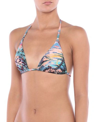 Shop Orlebar Brown Bikini Tops In Slate Blue