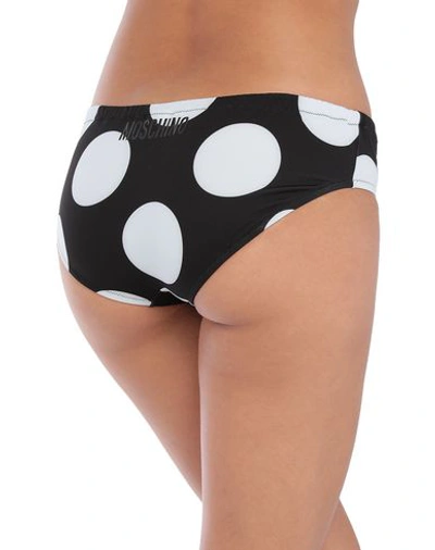 Shop Moschino Bikini Bottoms In Black