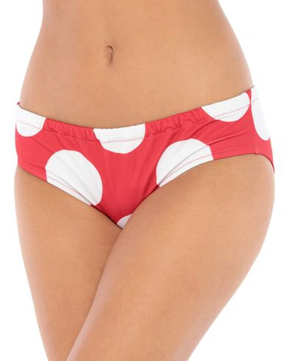 Shop Moschino Bikini Bottoms In Red
