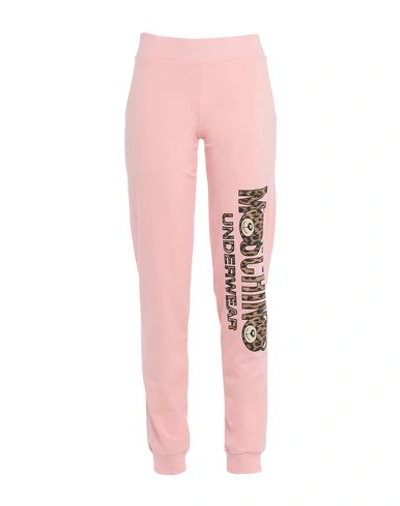 Shop Moschino Woman Sleepwear Pink Size Xl Cotton, Elastane