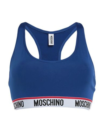 Shop Moschino Bra In Blue