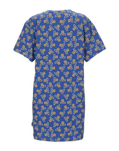 Shop Moschino Nightgown In Blue