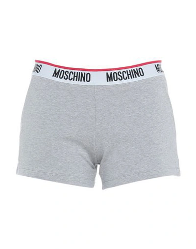 Shop Moschino Sleepwear In Light Grey