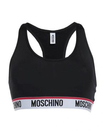 Shop Moschino Bra In Black