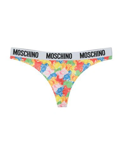 Shop Moschino Thongs In Red