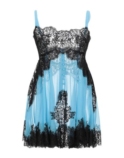 Shop Dolce & Gabbana Nightgowns In Azure