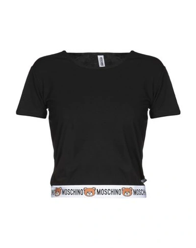 Shop Moschino Undershirts In Black