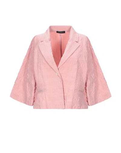 Shop Antonelli Woman Suit Jacket Pink Size 6 Cotton, Elastane
