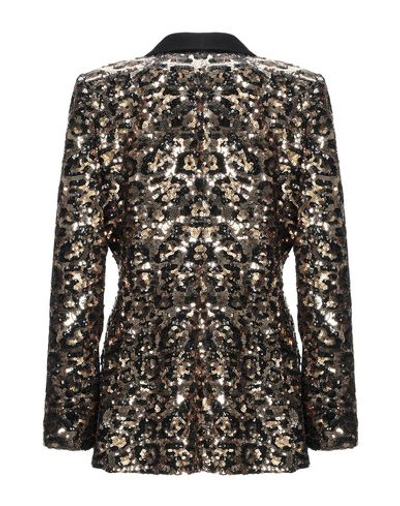 Shop Dolce & Gabbana Suit Jackets In Gold