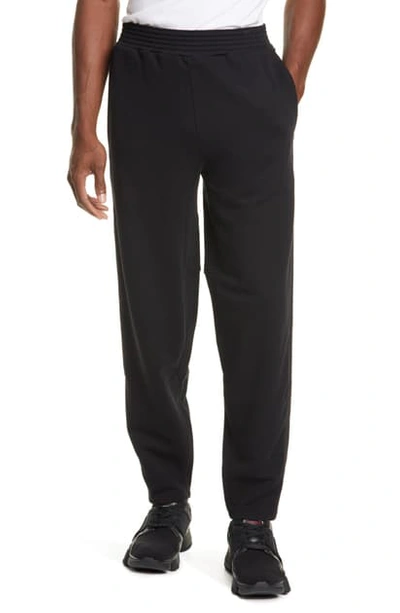 Shop Givenchy Logo Tape Knit Track Pants In Black