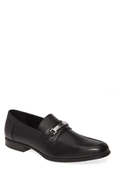 Shop Calvin Klein Dale Bit Loafer In Black