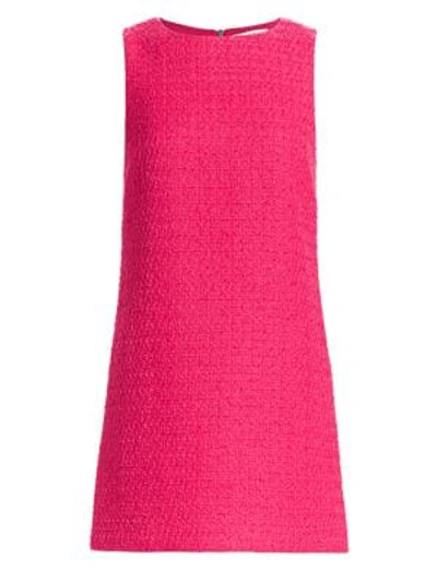 Shop Alice And Olivia Clyde A-line Shift Dress In Bright Pink