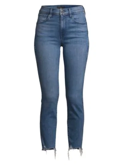 Shop 3x1 W3 Authentic Mid-rise Straight-leg Cropped Jeans In Wilton