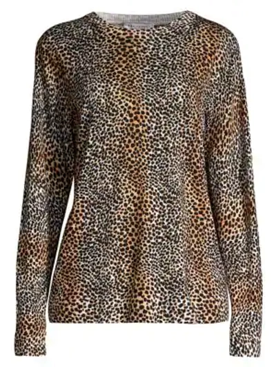 Shop Equipment Raydon Animal-print Sweater In True Black Multi