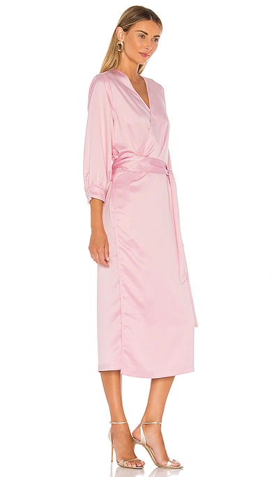 Shop Aéryne Cowry Dress In Pink Foam