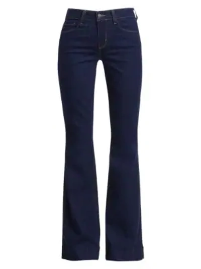 Shop L Agence The Affair High-rise Flare Jeans In Rinse