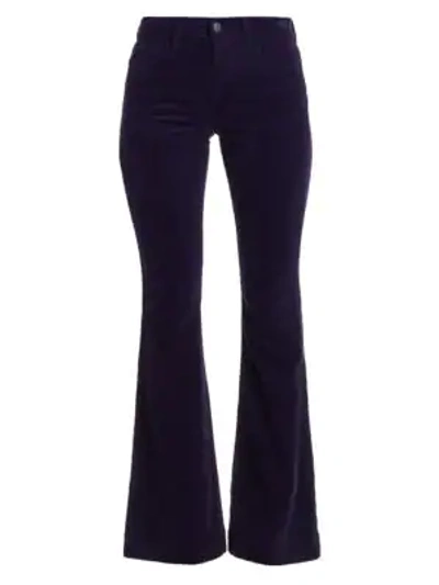 Shop L Agence Women's The Affair High-rise Flare Corduroy Pants In Stargazer