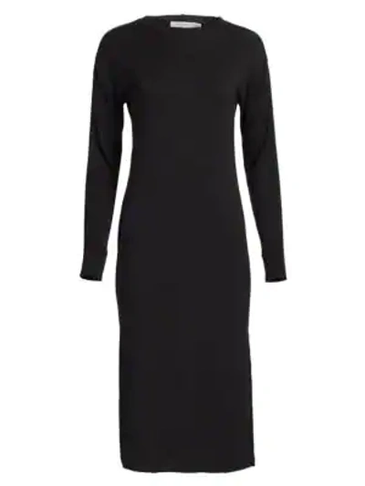 Shop Rag & Bone Women's Townes Soft Knit Dress In Black