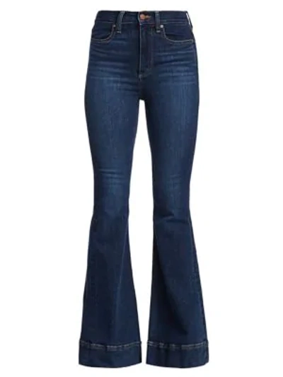 Shop Alice And Olivia Beautiful High-rise Bell Bottom Jeans In Soho Blues