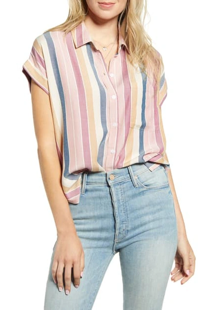 Shop Rails Whitney Print Shirt In Paradise Stripe