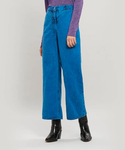 Shop Rachel Comey Clean Bishop Denim Pants In Blue