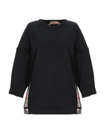 Shop N°21 Sweatshirts In Black