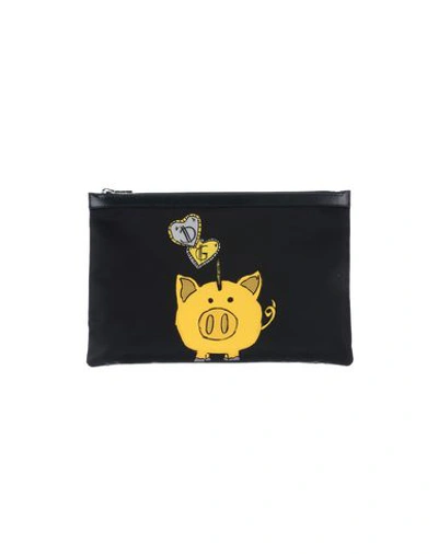 Shop Dolce & Gabbana Pouches In Black