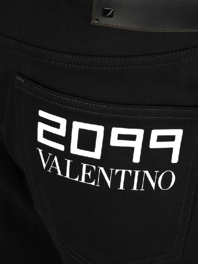 Shop Valentino 2099 Slim Jeans In Black