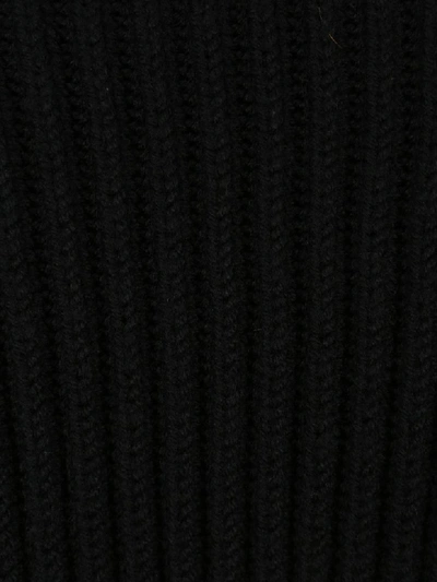 Shop Tom Ford Ribbed Turtleneck Sweater In Black