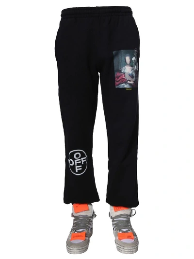 Shop Off-white Jogging Pants In Nero