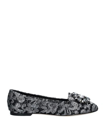 Dolce & Gabbana Loafers In Grey