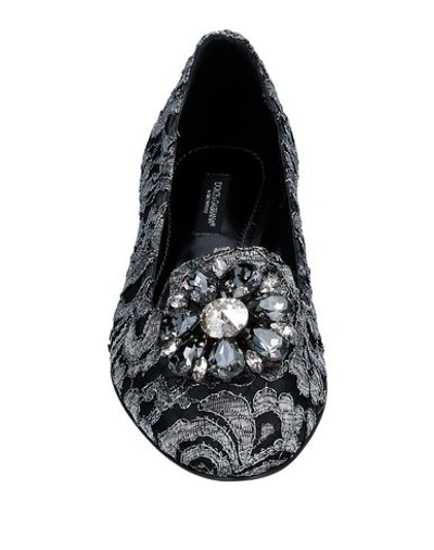 Dolce & Gabbana Loafers In Grey
