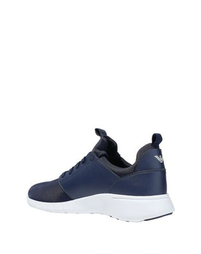 Shop Ea7 Sneakers In Dark Blue