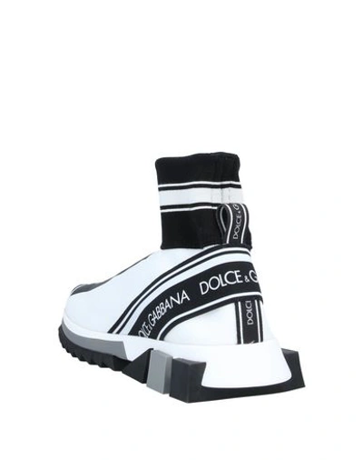 Dolce & Gabbana 30mm Sorrento Logo Sock Sneakers In White